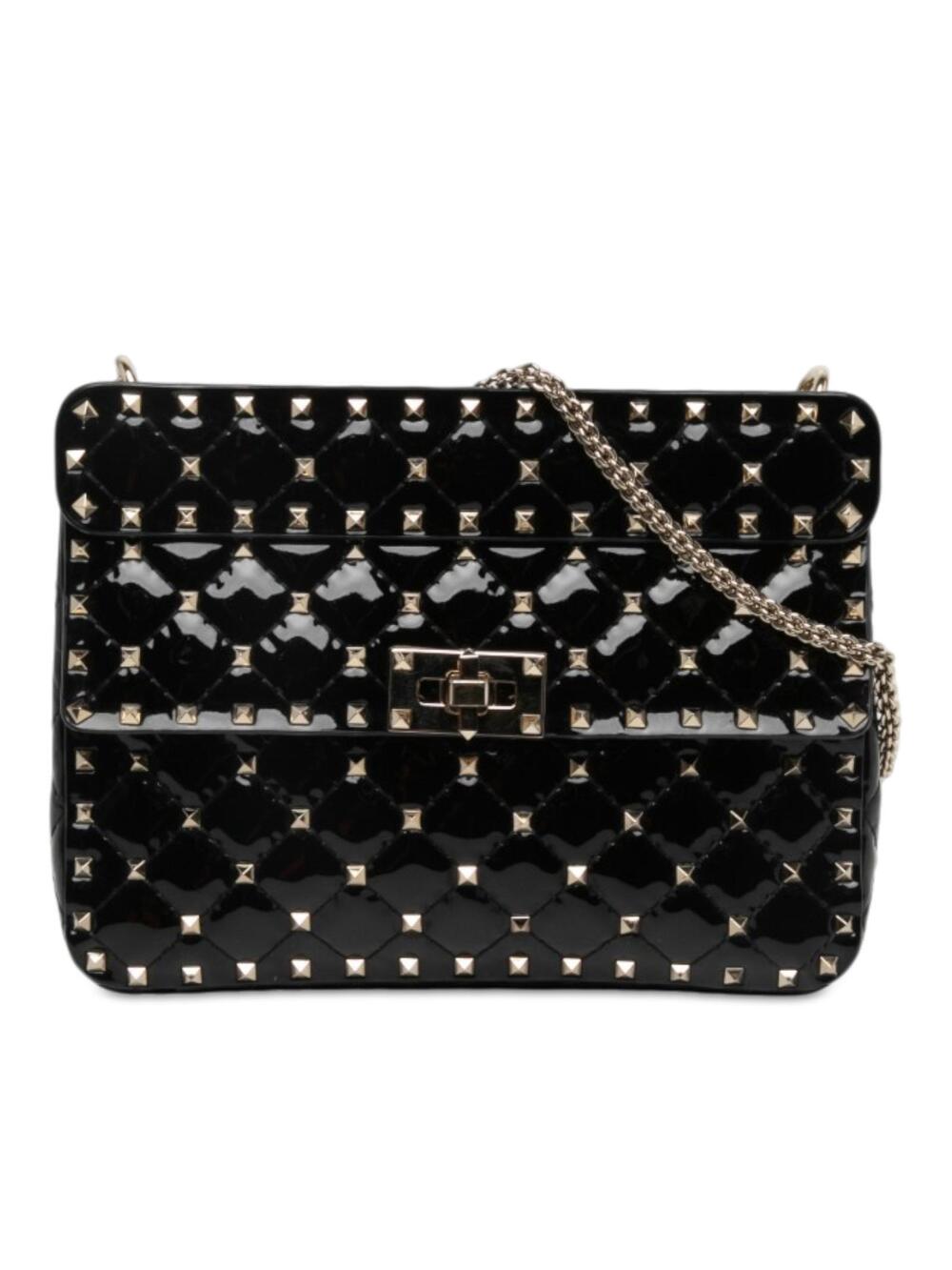 Valentino Medium Patent Rockstud Spike #368549V97B